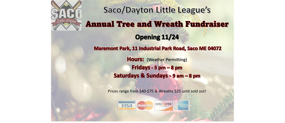 Christmas Tree & Wreath Fundraiser